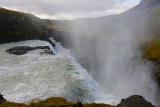Island, Gullfoss Wasserfall